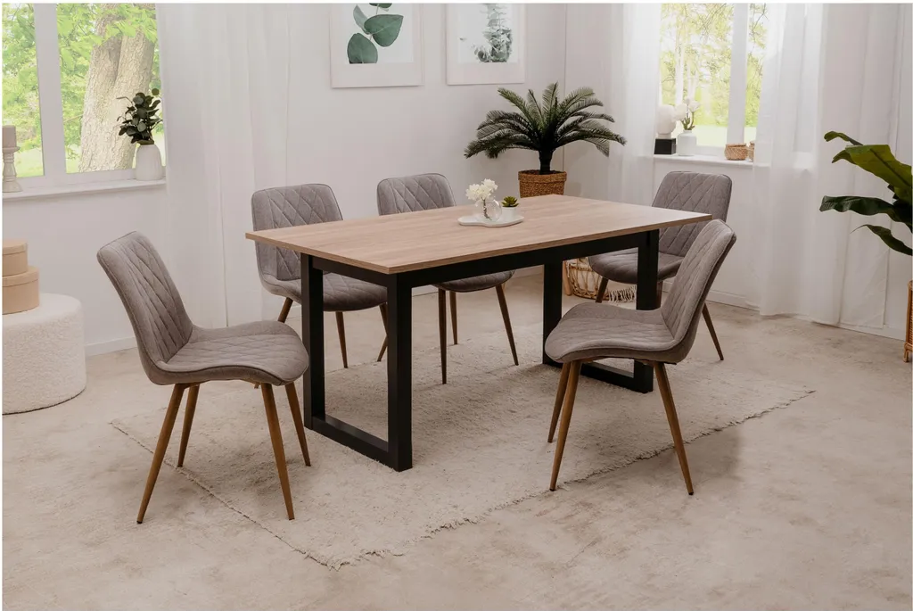 Table de séjour extensible DENVER pour repas de famille et réception - 24