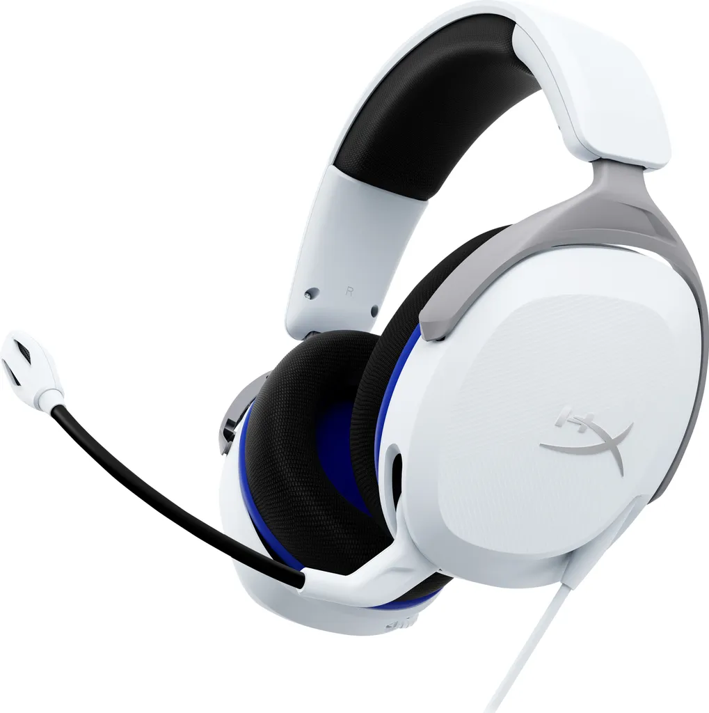 Casque Gamer HyperX Cloud Stinger 2 Core Branco Idéal pour Chat et Jeu