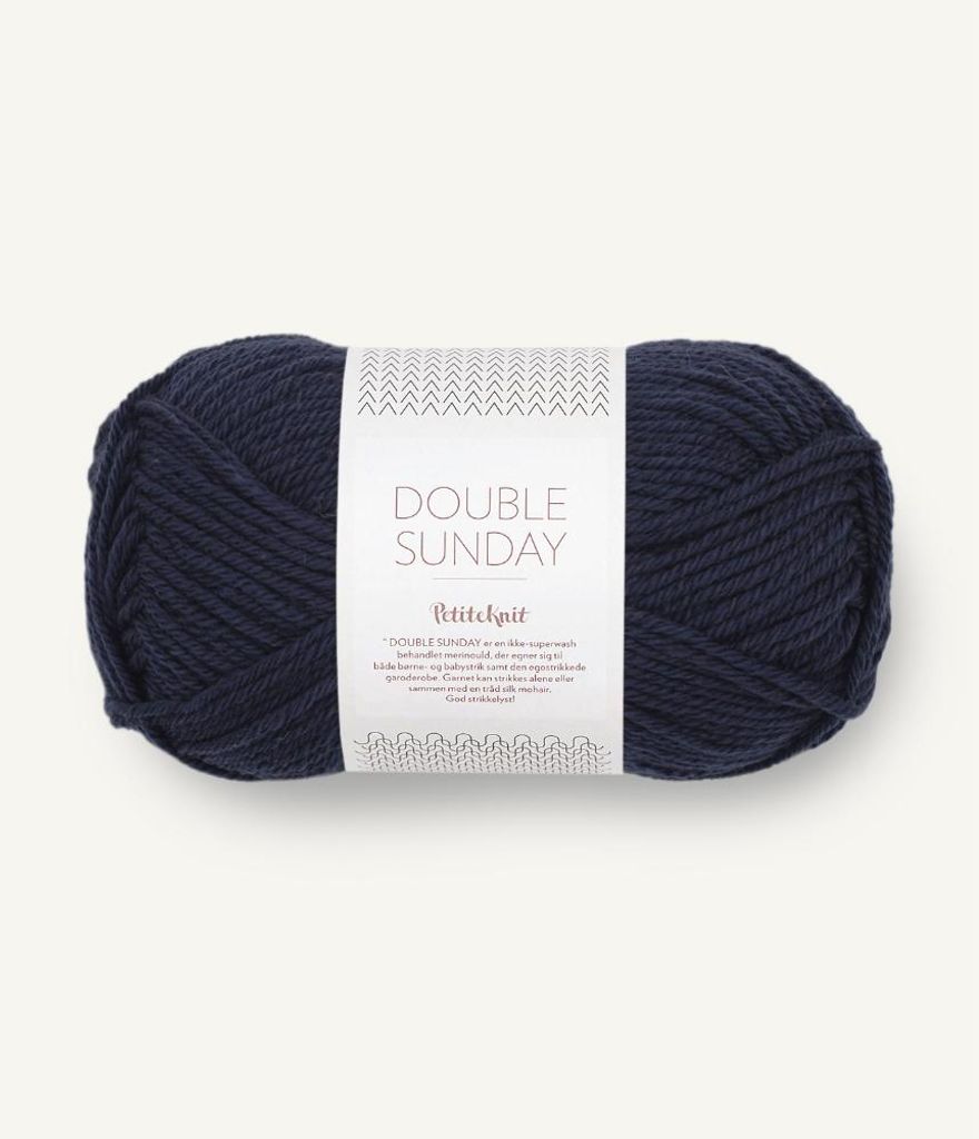 Sandnes Double Sunday by PetiteKnit 50g 5591 night sky