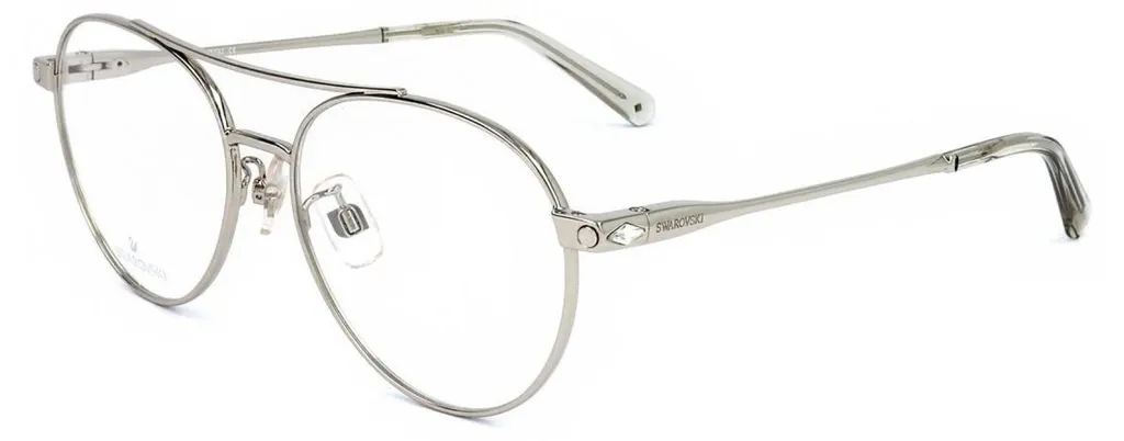 Swarovski SK5324 H lunettes palladium brillant branches ornées de cristal