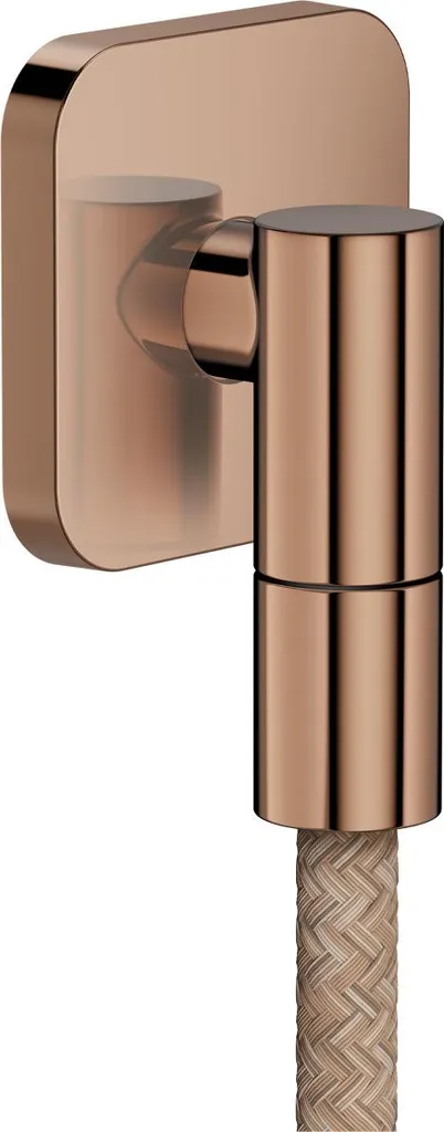 AXOR Wall Outlet Fine 36739300 - Raccordo a Muro Softsquare in Oro Rosso