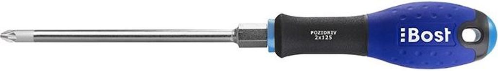 BOST-Schraubendreher mit Sechskantmutter - Pozidriv Expert Kreuzschlitzklinge - PZ2 X 125 mm - 624600