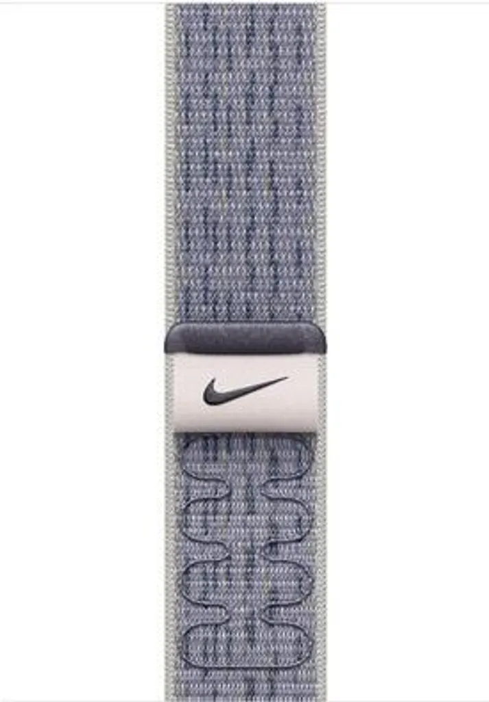 Apple Nike Boucle Sport pour Smartwatch 46mm - Bracelet Nylon Bleu 145