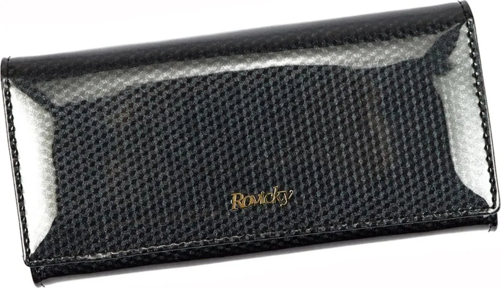 Portefeuille pour homme en cuir marron Rovicky 8801SBRNRFID avec rangements