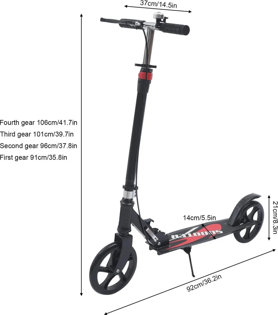 Trottinette Ergonomique Pliable - Finis les Bouchons - Confortable - 3