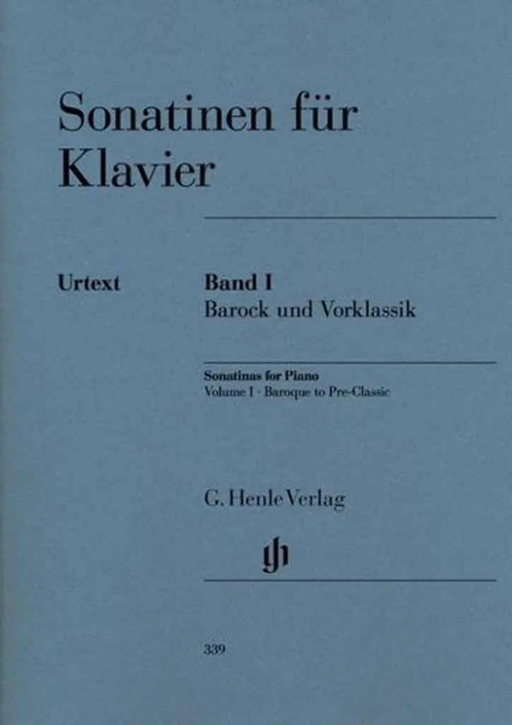 Recueil de Partitions de Sonatines pour Piano Vol. 1 Style Baroque