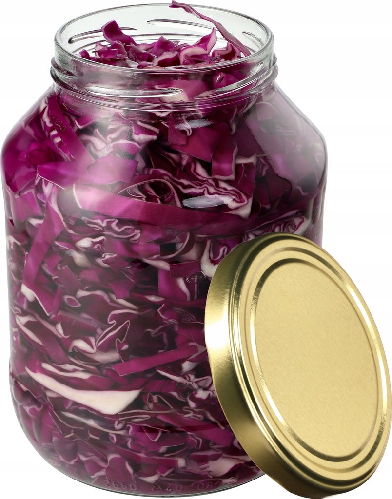 KADAX Weckgläser mit gold Deckel "Albi", Einmachglas zum Einlegen, Einmachgläser, 100 mm, 2.5L, 1 Stück