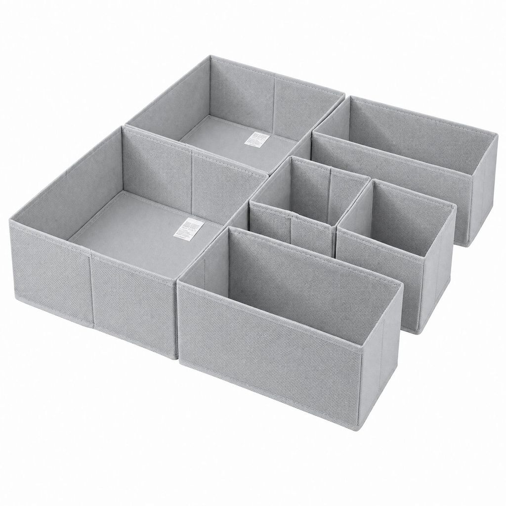 Aufbewahrungsboxen Stoffboxen 6er Set – Faltbar aus Produktbild 
