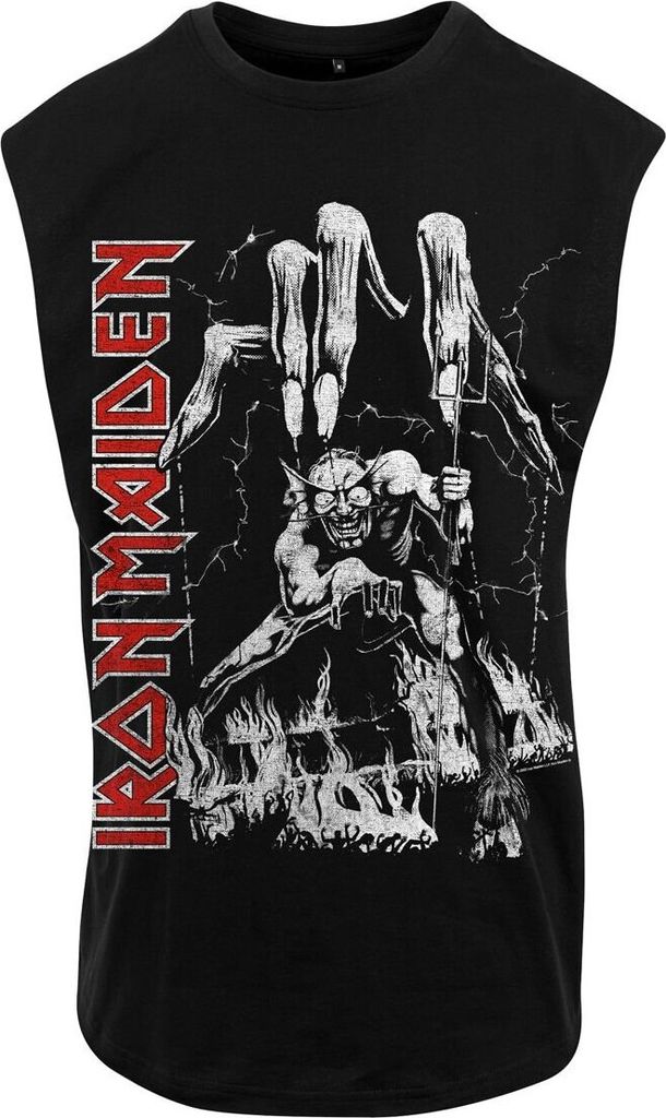 Iron Maiden Tank-Top Herren Eddie Big Hand schwarz XXL