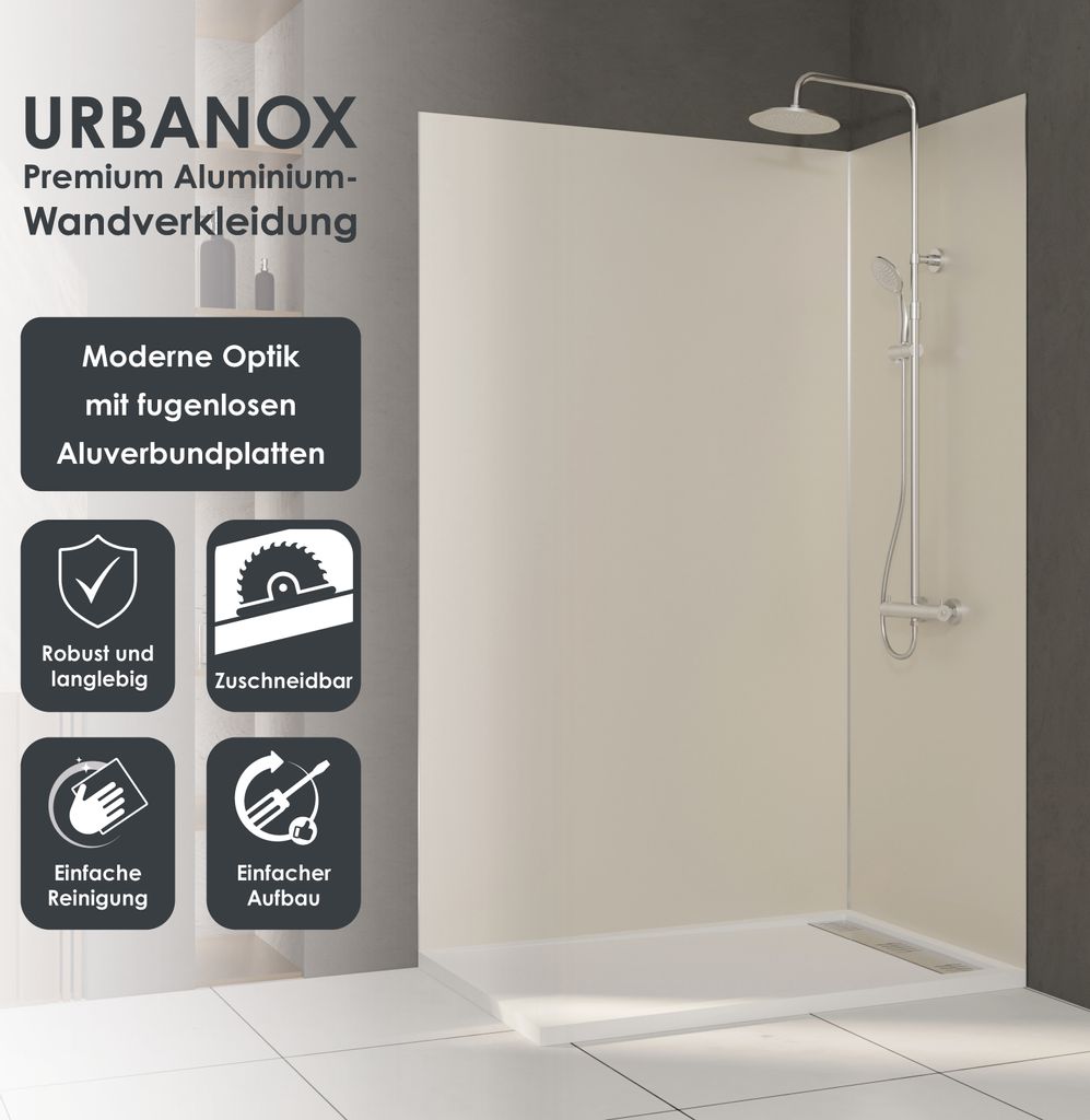 Marwell Urbanox panel ścienny kość słoniowa 120x210 cm - Zdjęcie produktu 