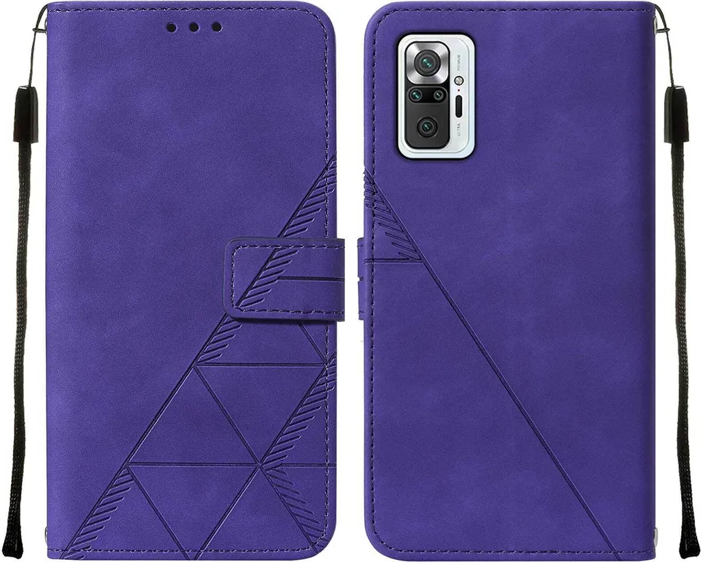 Custodia a Libro Redmi Note 10 Pro Viola - Regalo Perfetto e Sicuro