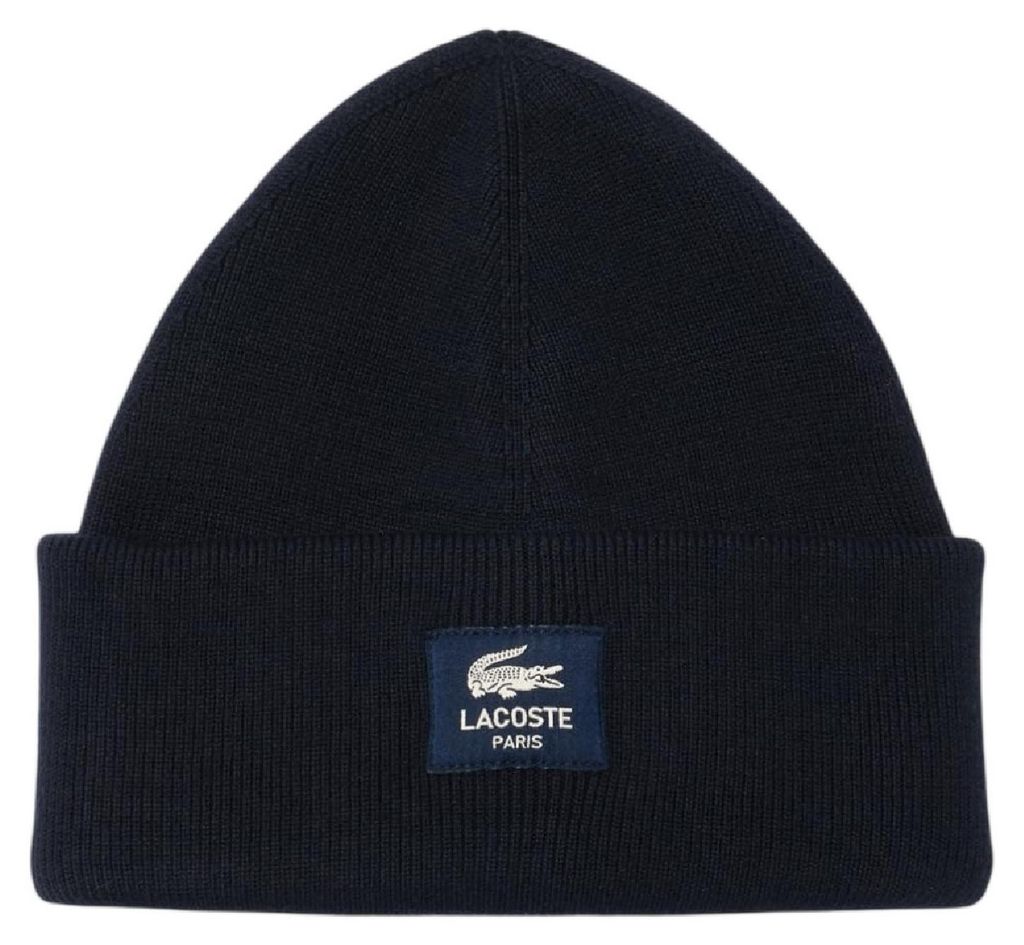Lacoste - Mütze, Rippenstrick GT27943 (Einheitsgröße) (Schwarz)