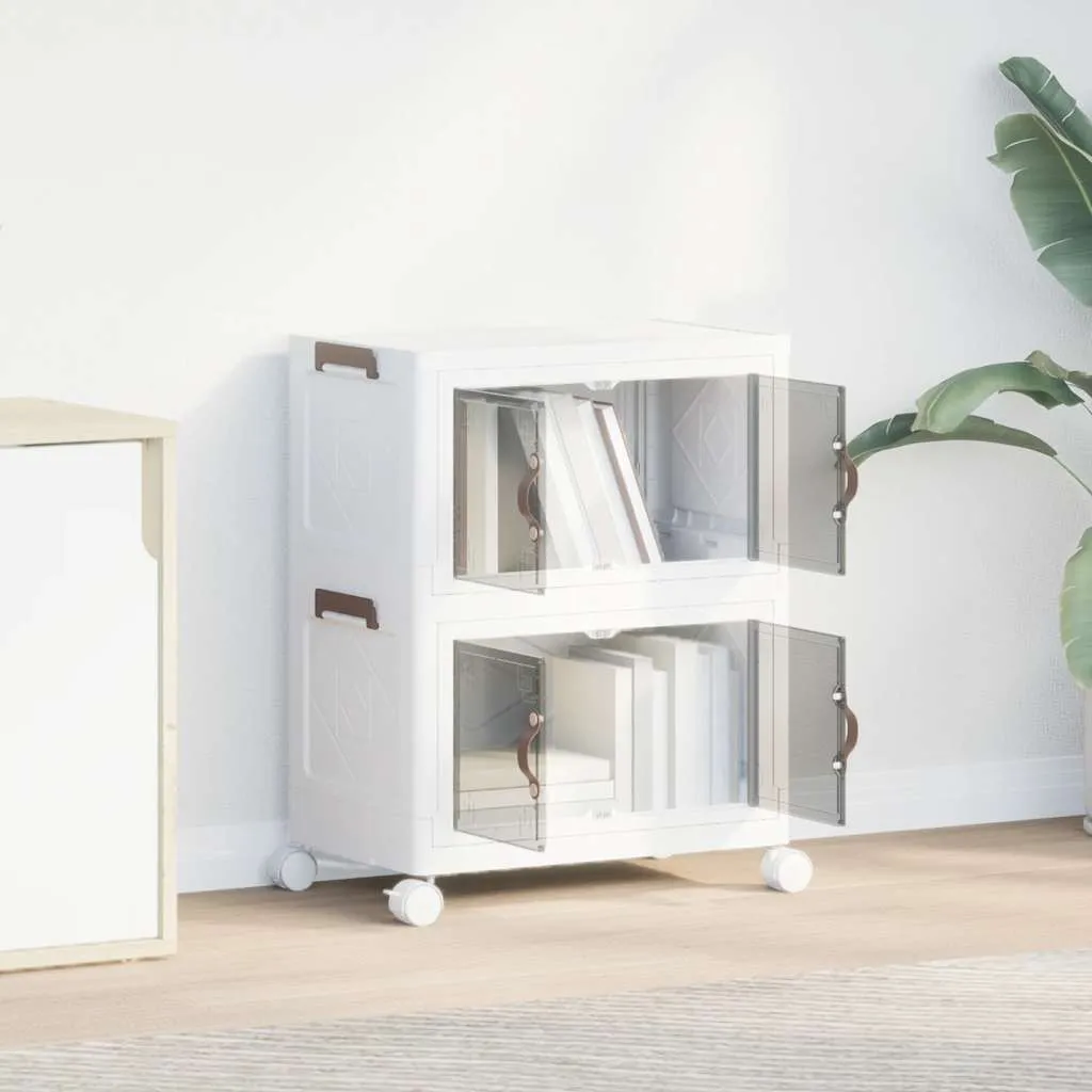 Carrello Portaoggetti Impilabile vidaXL 28L - Ottimizzazione Logistica Casa - 3