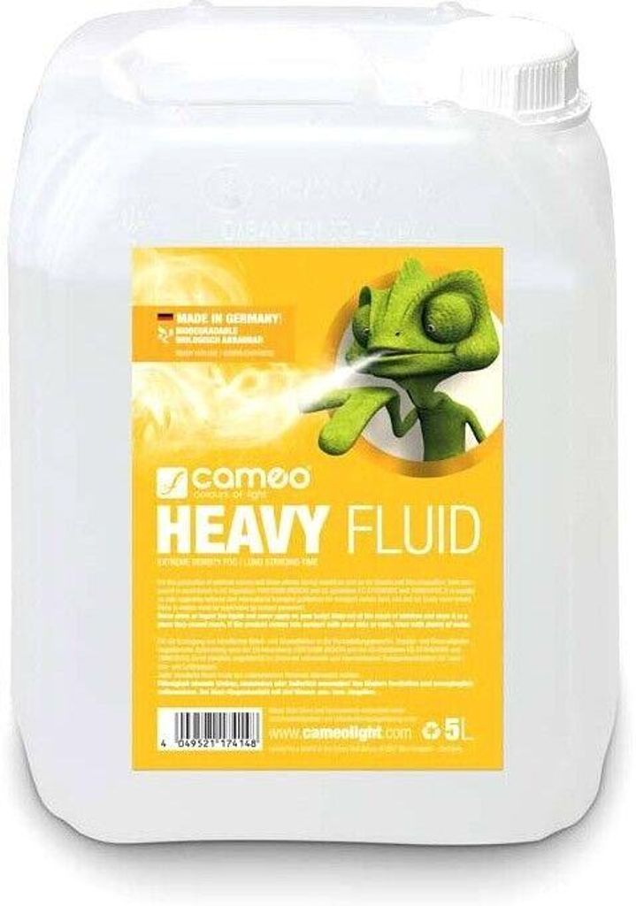 Cameo HEAVY FLUID 5L Nebelfluid mit sehr hoher Dichte und Produktbild 