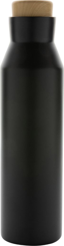 XD Collection - Wasserflasche "Gaia", Recycelter Edelstahl, 600ml XD624 (Einheitsgröße) (Schwarz)
