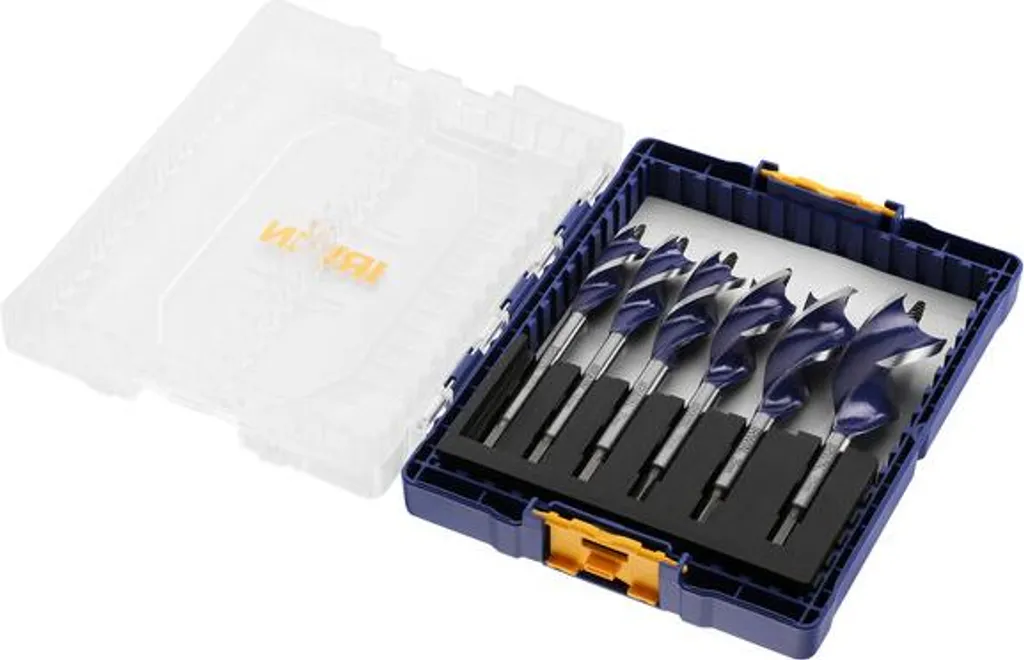 Set Irwin pour Percer le Bois Proprement : 6 Forets Spirale Robustes - 9