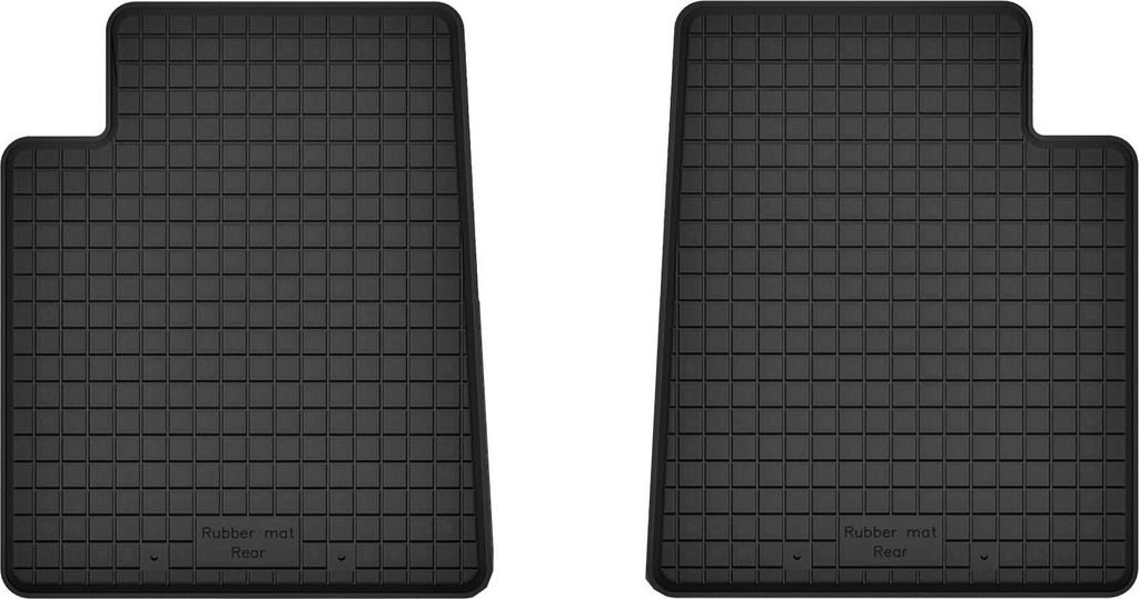 Gummi-Fußmatten hinten (2 Stück), universell für: Ford Mondeo MK4 Liftback, Limousine, Kombi (2012-2014)