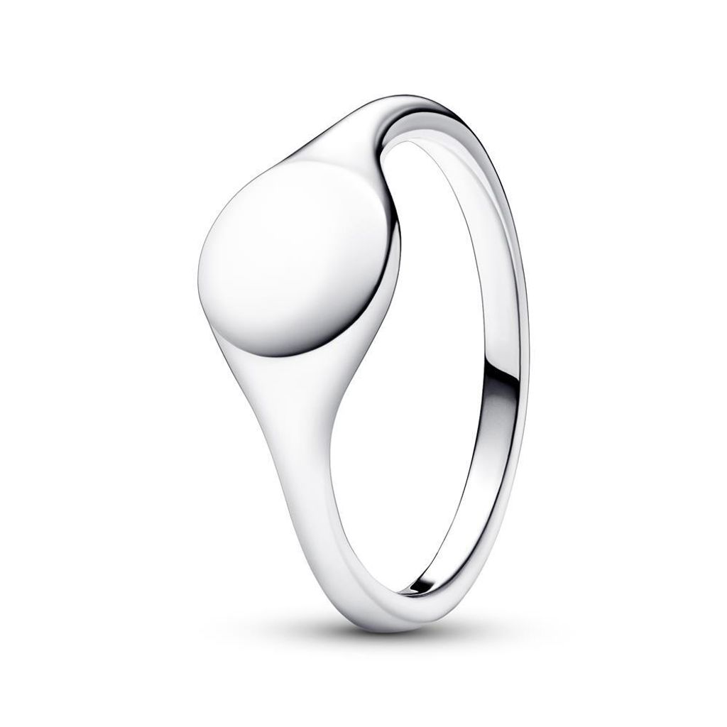 Pandora Gravierbarer Siegelring 193093C00 Damenring, Ringgröße:60
