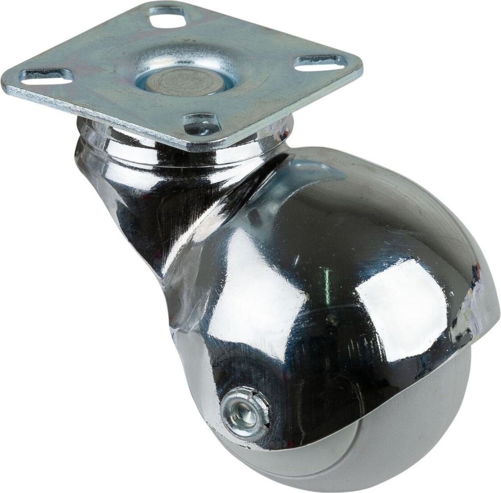 BS Rollen Lenkrolle F60 mit Platte, Ø 50 B 50mm, 30kg Gummi
