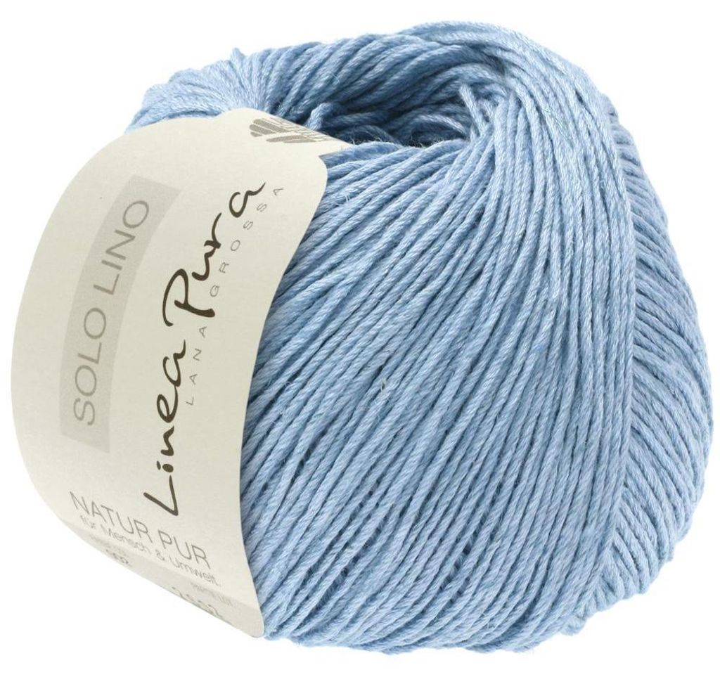 Lana Grossa - Solo Lino 0046 hellblau Produktbild 