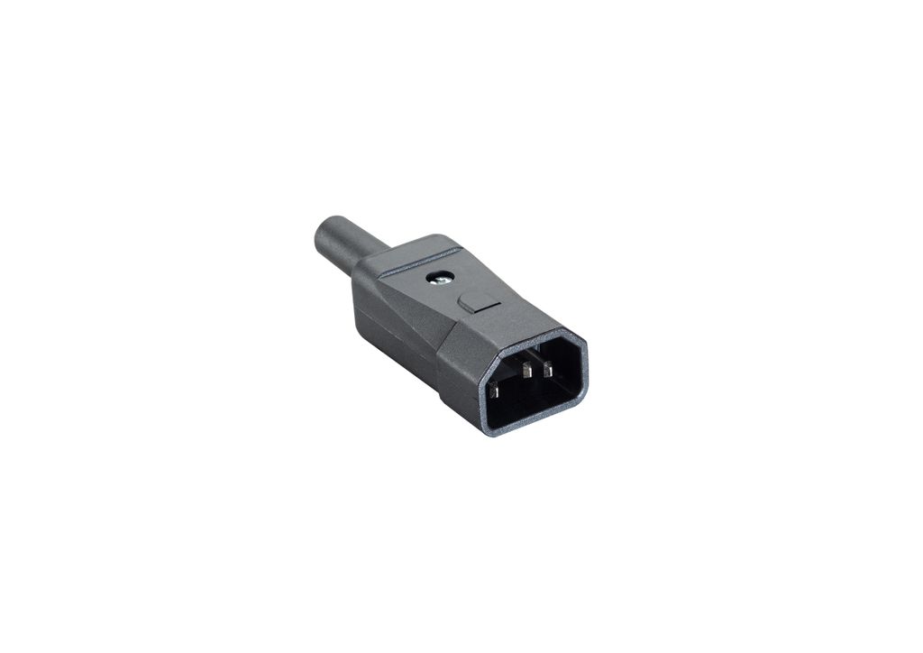 BACHMANN Kaltgerätestecker IEC320 C14 10A/250VAC, Produktbild 