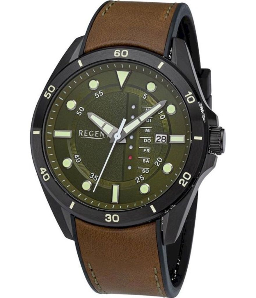 Regent - Armbanduhr - Herren - Chronograph - Quarz - BA-637