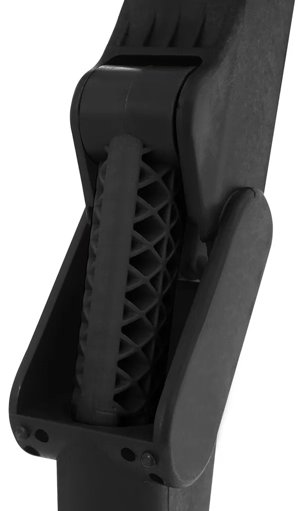 Chaise pliante noire à hauteur variable - Modèle portable ultra robuste