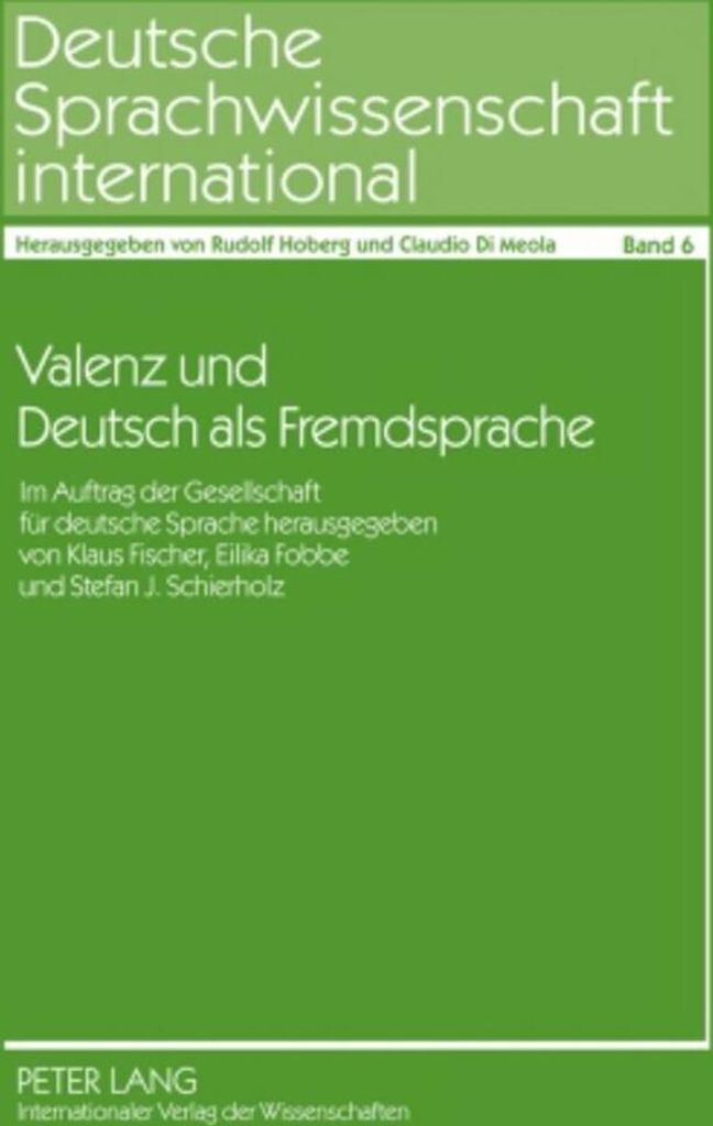 Valenz und Deutsch als Fremdsprache