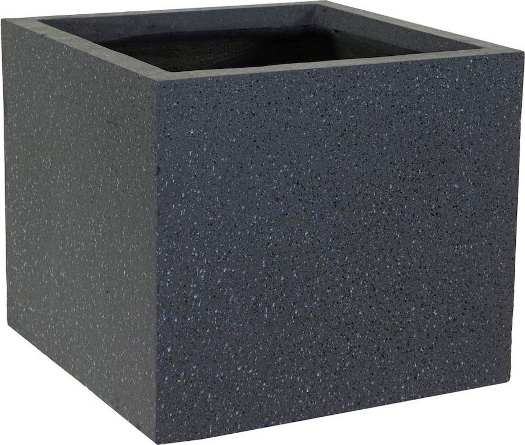 Terrazzo Cubi W23H23 Blumentopf fibreclay clayfibre MCollections