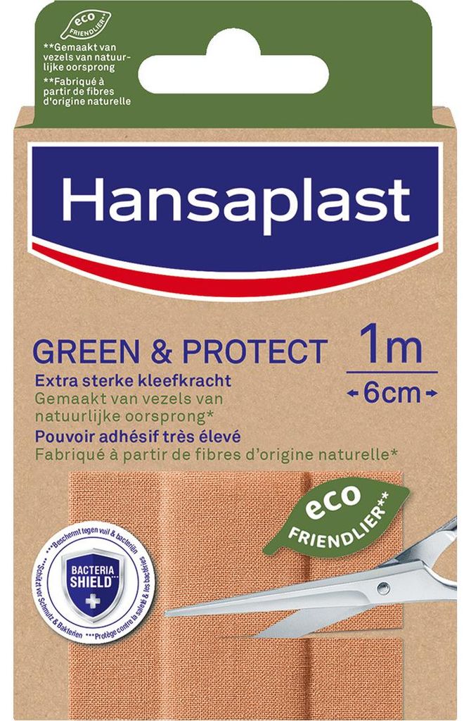 Hansaplast Pflaster Green & Protect 1 Meter (1 Stück)
