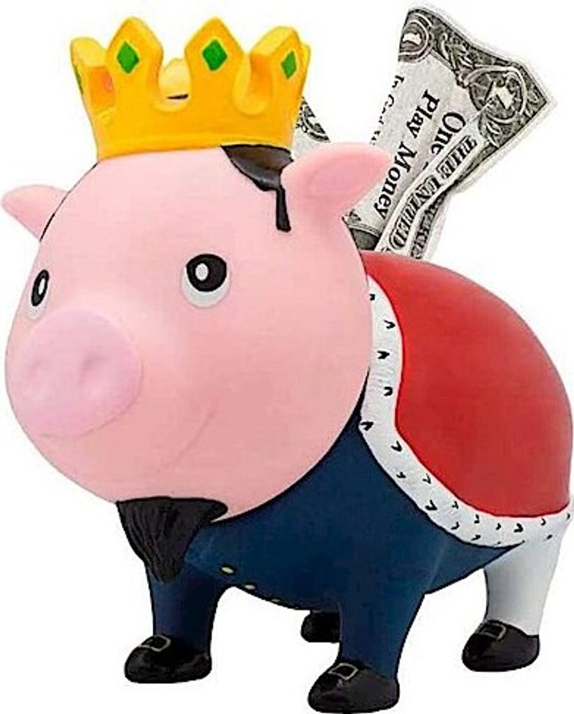 BIGGYS, Sparschwein König - design by LILALU