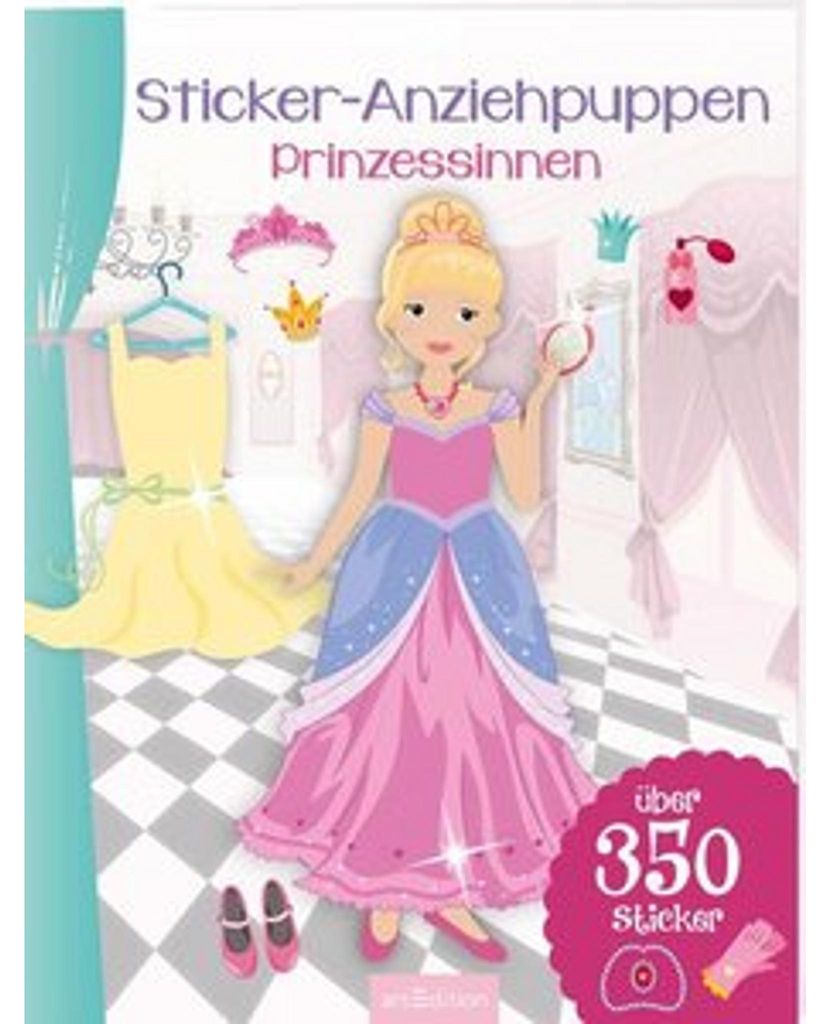 Sticker-Anziehpuppen - Prinzessinnen