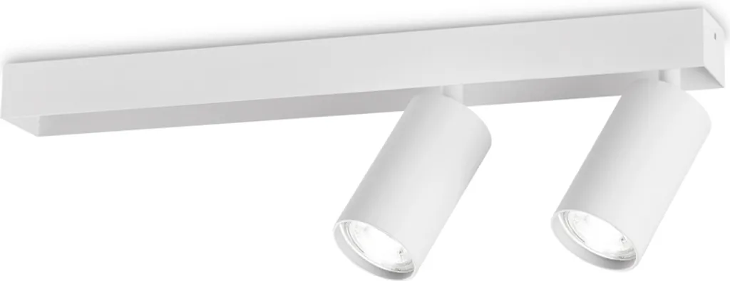 Plafonnier Blanc Métal GU10 Solution Éclairage Chaleureux 3000K IP20