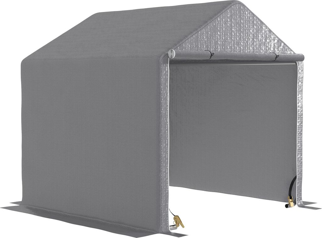 Outsunny Abri de jardin 2 x 2 x 2 m abri vélo extérieur Image du produit 
