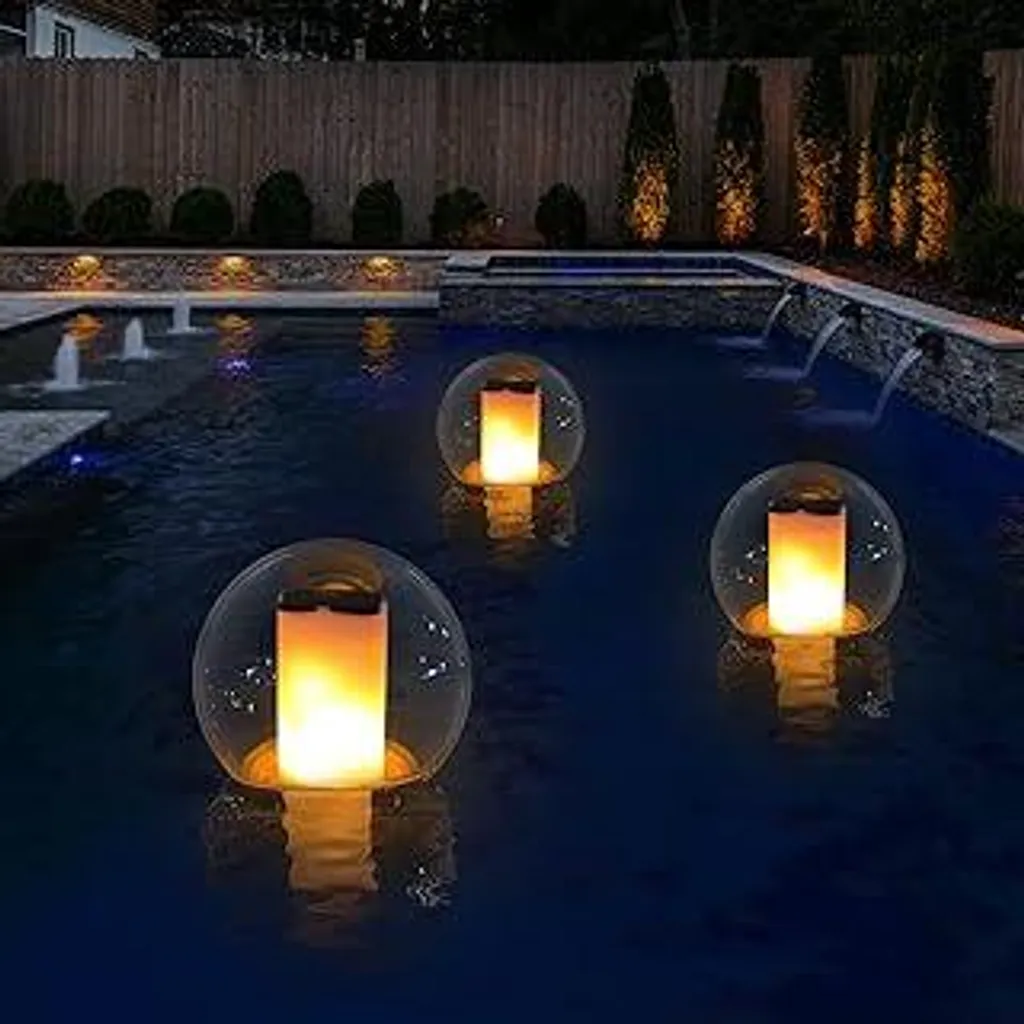 VISOFO Luci Galleggianti Piscina: Atmosfera Luxury e Design Impermeabile
