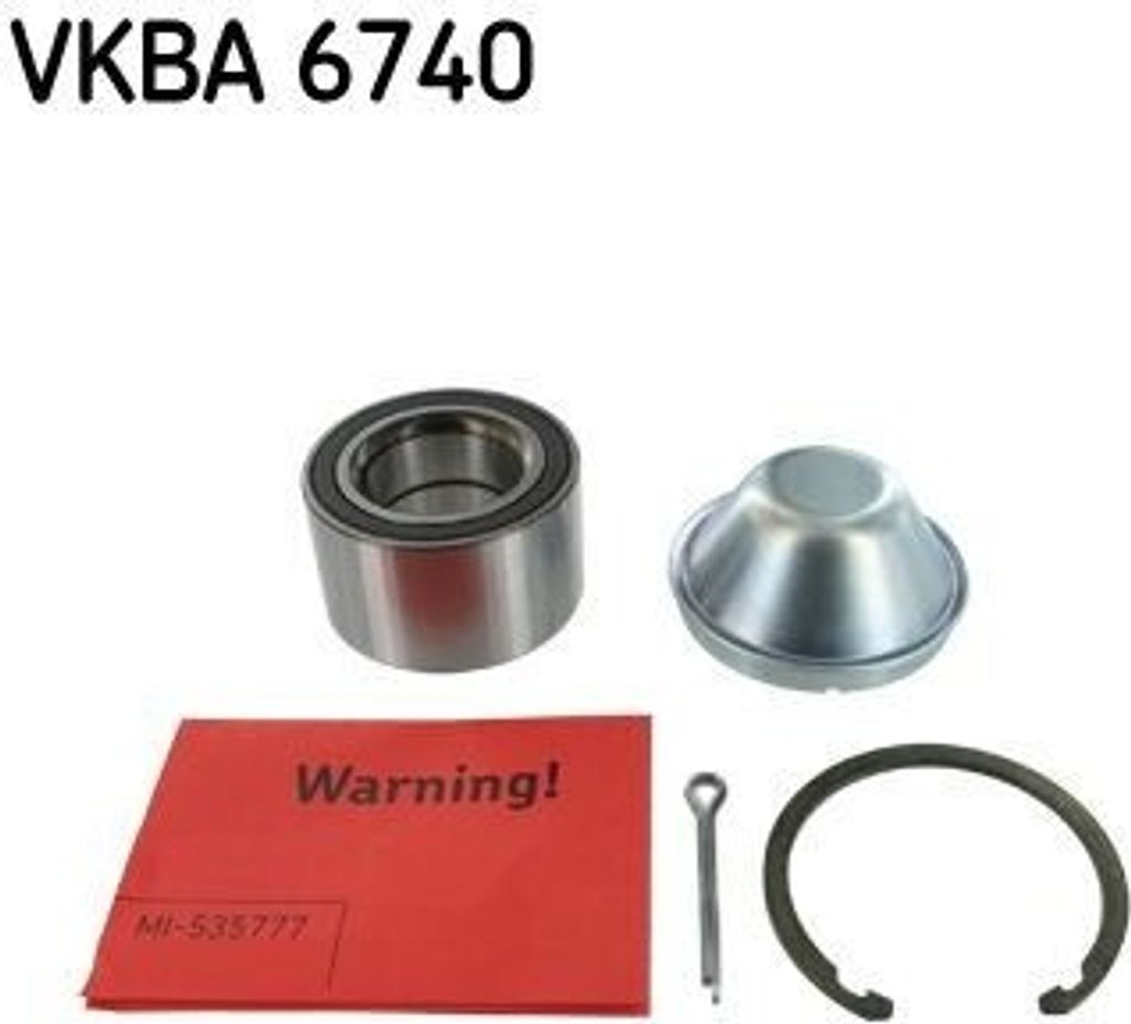 SKF VKBA 6740 Radlagersatz OE 1610978380 kompatibel mit C-Zero, iOn