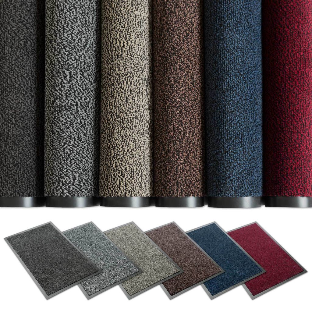 Schmutzfangmatte - Sauberlaufmatte grau-schwarz meliert 120 Produktbild 7