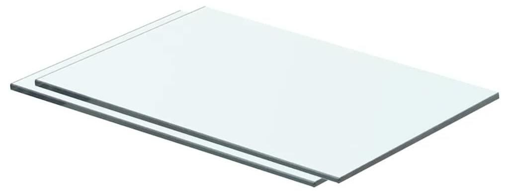 vidaXL Regalböden 2 Stk. Glas Transparent 40x20 cm