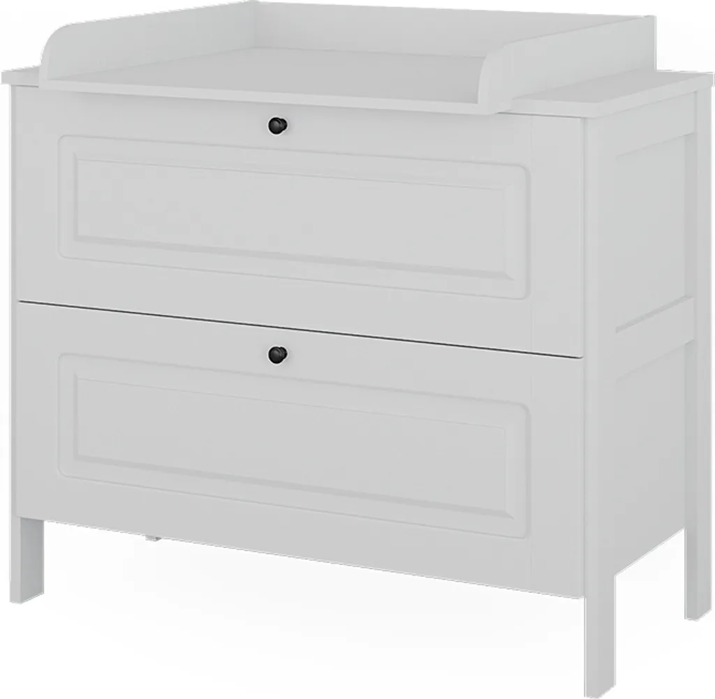 Vitalispa Ajaton Table à langer blanche 108x98cm 2 tiroirs - Modèle 50177
