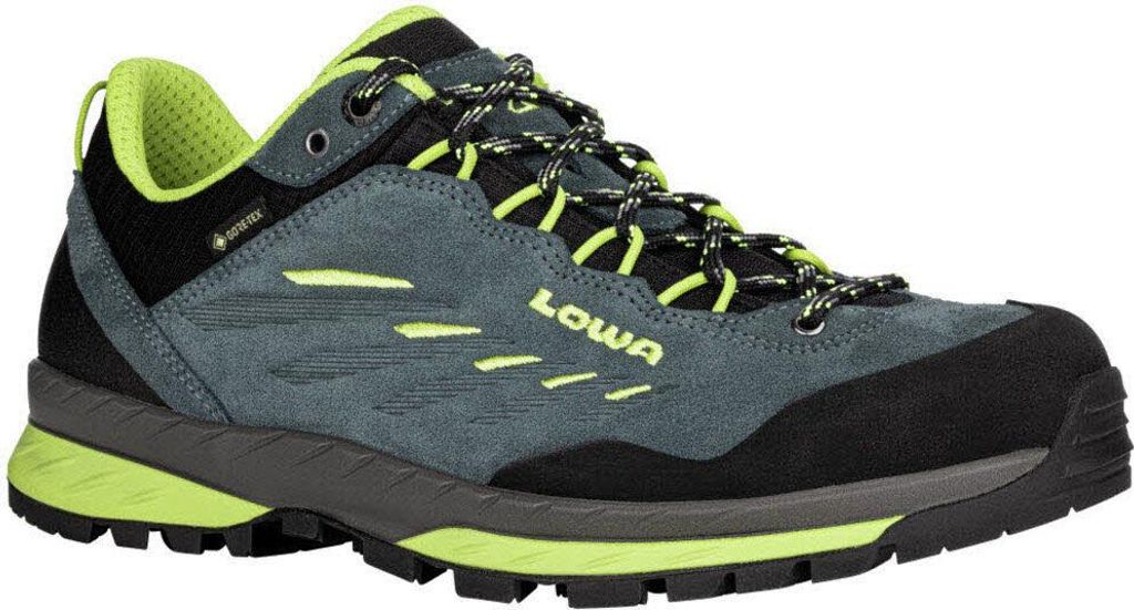 Lowa Delago GTX Lo Wanderhalbschuhe petrol/lime UK 13 - EU 48,5