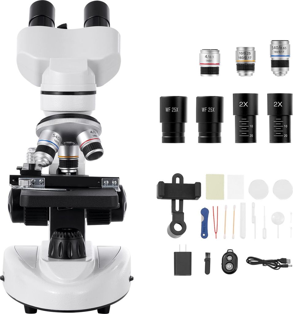 SucceBuy microscopio binoculare per adulti, set di Immagine del prodotto 