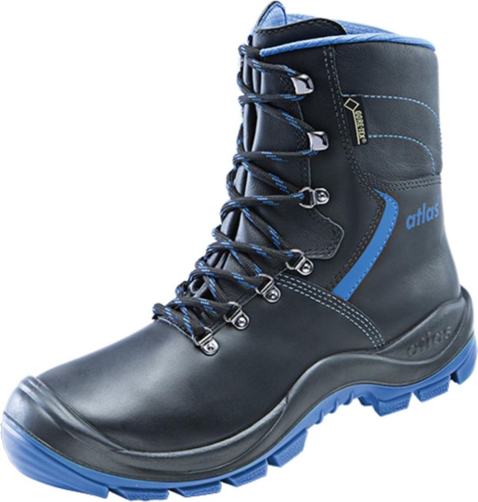 Atlas Sicherheitsstiefel GTX 935 Gore-Tex S3 SRC DGUV W 12 Gr.46 schwarz/blau