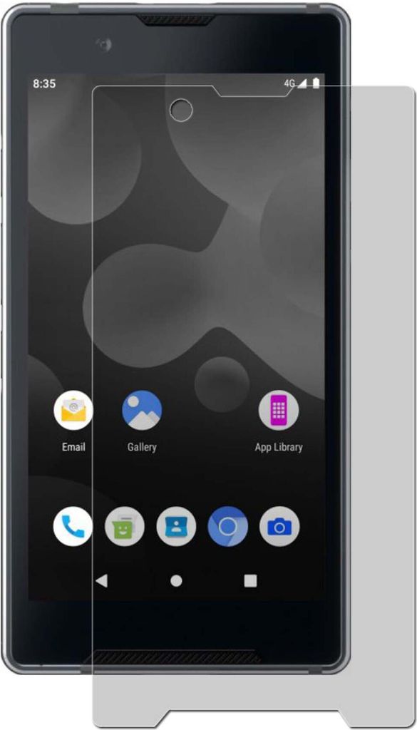 3x Schutzfolie für Bittium Tough Mobile 2 Antireflex Displayschutzfolie Antibakteriell