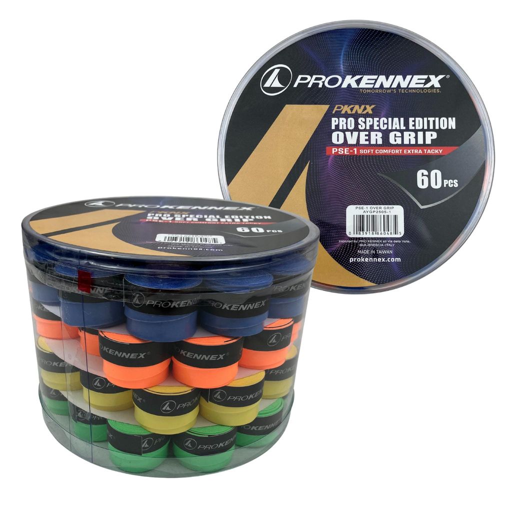Confezione PROKENNEX OVERGRIP 60pz COLORATI 0,75mm 60 Box Immagine del prodotto 