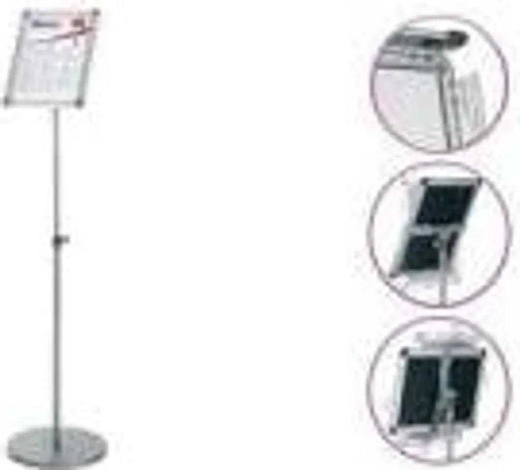 Stop affichage illisible : Support Nobo A4 stable avec cadre amovible - 6