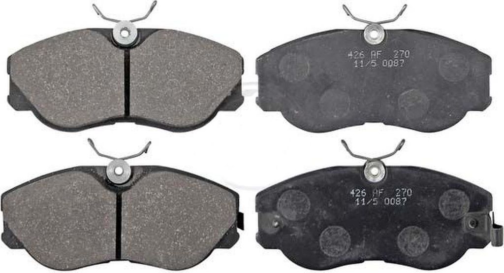 Bremsbelagsatz mit akustischer Verschleißwarnung 17 mm A.B.S. für NISSAN 300ZX