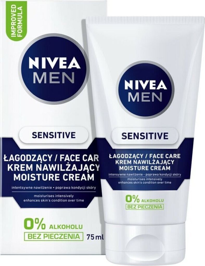 NIVEA Men Sensitive Beruhigende Feuchtigkeitscreme 75ml Produktbild 