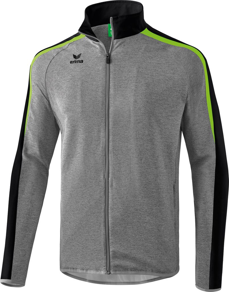 Erima Fußball Handball Liga 2.0 Präsentationsjacke Herren Sport Jacke grau schwarz grün Gr M