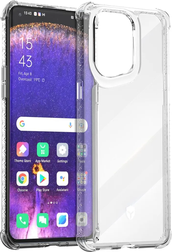 Force Case, custodia rinforzata per Oppo Find X5 AIR, trasparente - 1