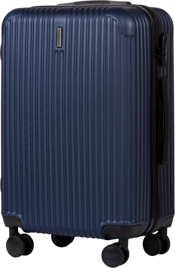 WINGS Egret Mittelgroßer Koffer 24" Dunkelblau mit Erweiterung - ABS